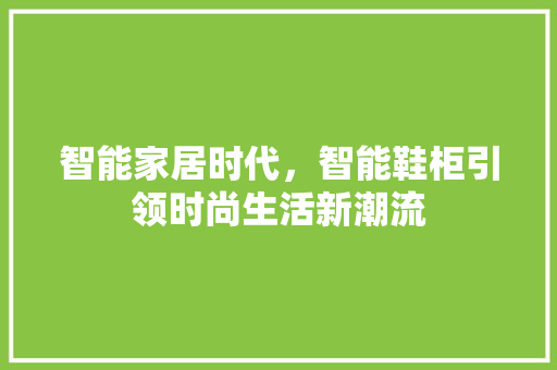 智能家居时代，智能鞋柜引领时尚生活新潮流 玻璃门