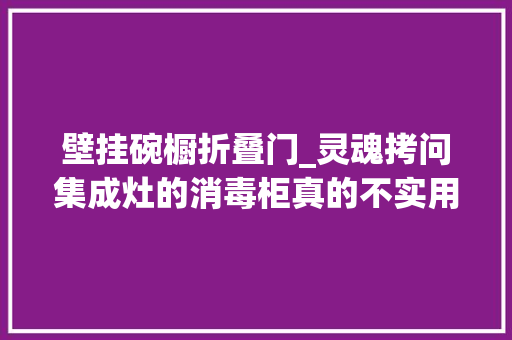 壁挂碗橱折叠门_灵魂拷问集成灶的消毒柜真的不实用吗 实木门
