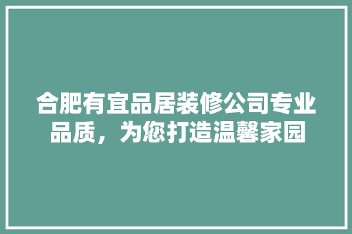 合肥有宜品居装修公司专业品质，为您打造温馨家园 滑动门