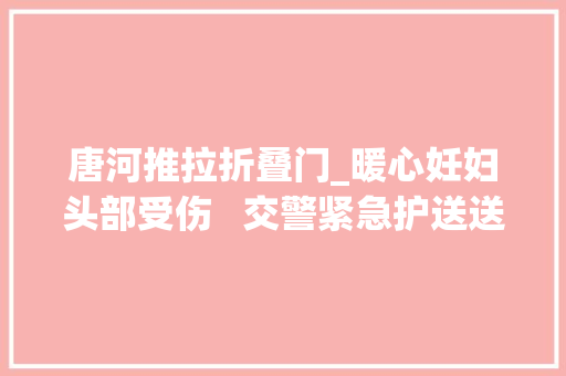 唐河推拉折叠门_暖心妊妇头部受伤   交警紧急护送送医 防火门