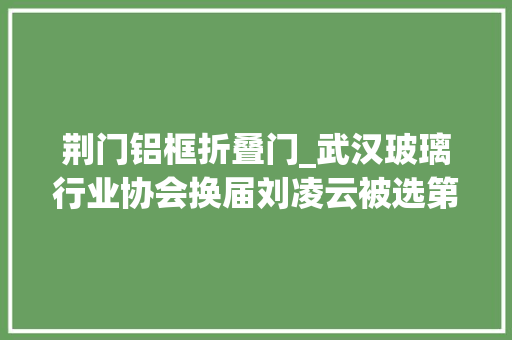 荆门铝框折叠门_武汉玻璃行业协会换届刘凌云被选第四届理事会会长