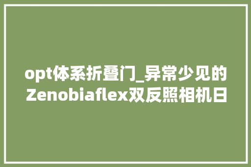 opt体系折叠门_异常少见的Zenobiaflex双反照相机日本制造 塑钢门