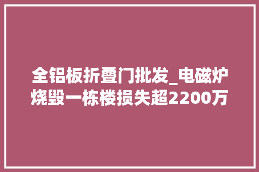 全铝板折叠门批发_电磁炉烧毁一栋楼损失超2200万事件查询访问申报公布→