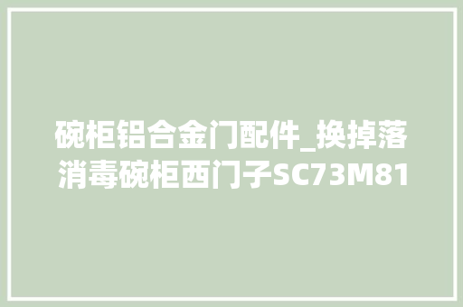 碗柜铝合金门配件_换掉落消毒碗柜西门子SC73M810TI洗碗机及前后期事项
