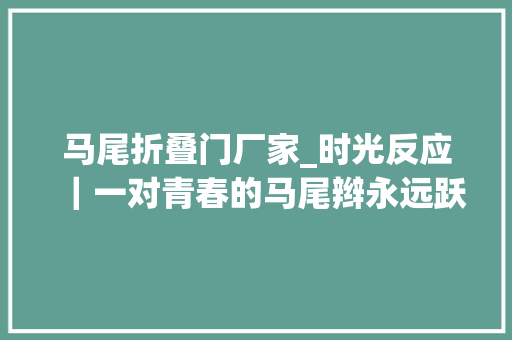 马尾折叠门厂家_时光反应｜一对青春的马尾辫永远跃动在阳光流淌的冷巷