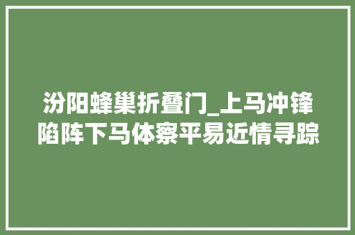 汾阳蜂巢折叠门_上马冲锋陷阵下马体察平易近情寻踪静乐下马城的传奇旧事 复合门