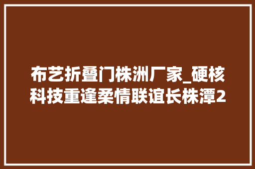 布艺折叠门株洲厂家_硬核科技重逢柔情联谊长株潭200余名独身单身青年在超级工厂寻爱 铝合金门