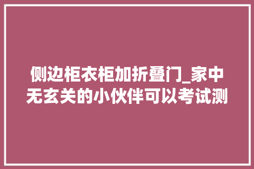 侧边柜衣柜加折叠门_家中无玄关的小伙伴可以考试测验在门洞打侧边柜里外都能放器械