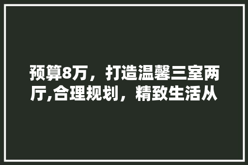 预算8万，打造温馨三室两厅,合理规划，精致生活从家开始