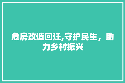危房改造回迁,守护民生，助力乡村振兴 塑钢门