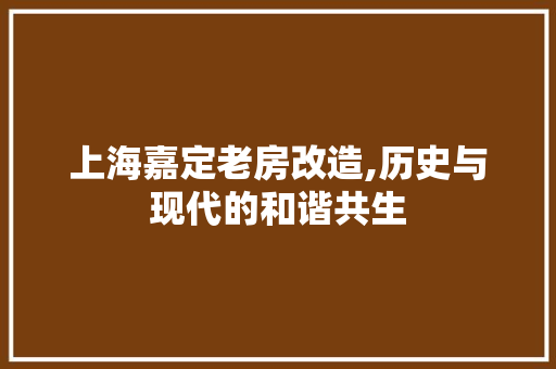 上海嘉定老房改造,历史与现代的和谐共生 塑钢门